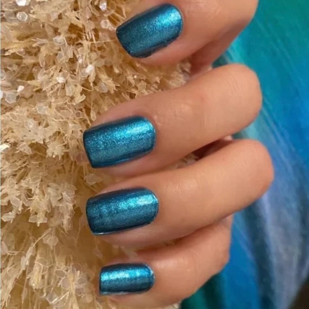 *Retired* Color Street: Space Case | Blue Metallic Fall Winter Spring Summer - Picture 6 of 11